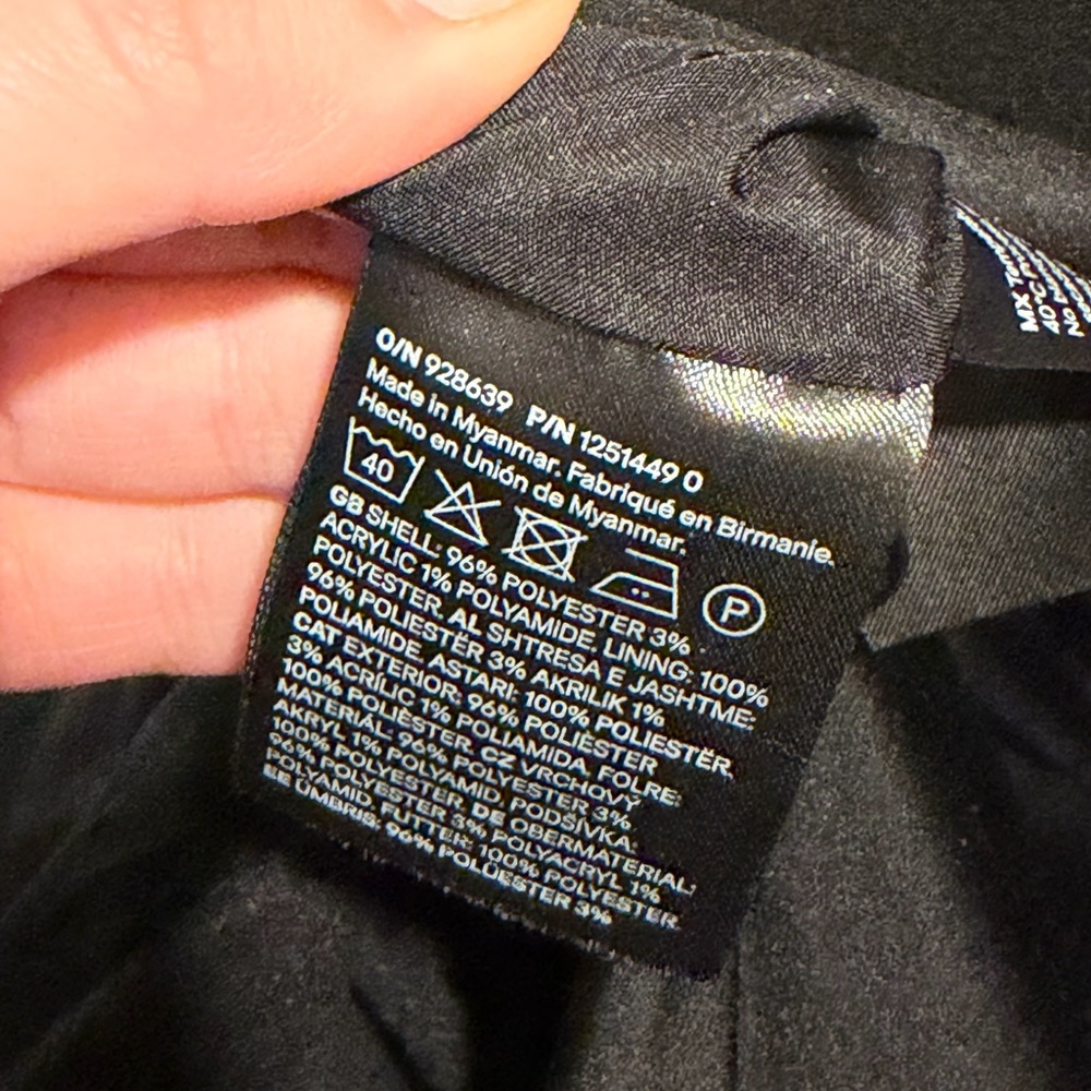 H&M Black Brushed-Finish Twill Trench Coat - Picture 6 of 6